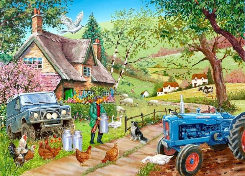 House of Puzzles - Farm Fresh - 500 Piece Jigsaw Puzzle