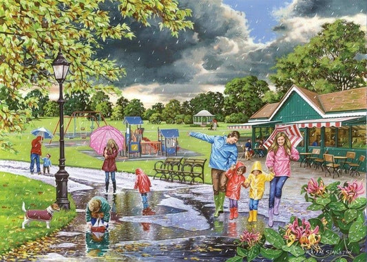House of Puzzles - Puddles - 500 Piece Jigsaw Puzzle