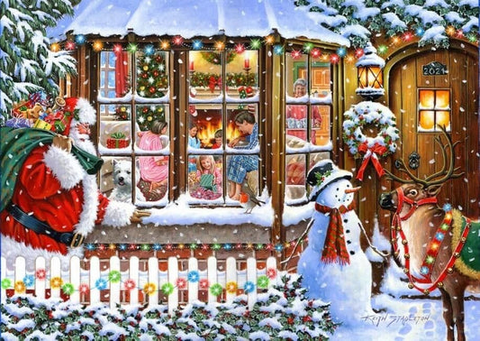 House of Puzzles - With Love From Santa - No 16 - 500 Piece Jigsaw Puzzle
