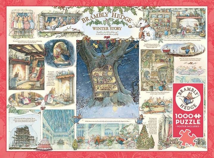 Cobble Hill - Brambly Hedge Winter Story - 1000 Piece Jigsaw Puzzle