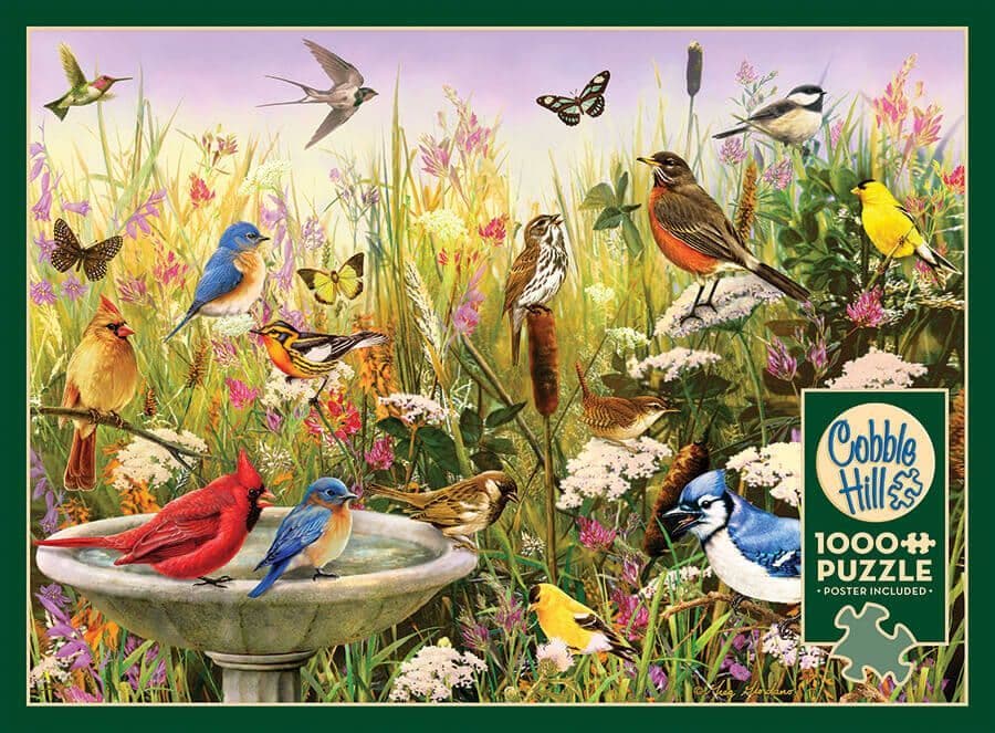Cobble Hill - Feathered Friends - 1000 Piece Jigsaw Puzzle