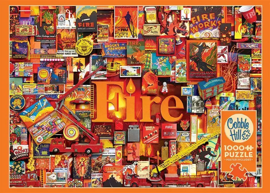Cobble Hill - Fire Elements Collection - 1000 Piece Jigsaw Puzzle