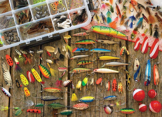 Cobble Hill - Fishing Lures - 1000 Piece Jigsaw Puzzle