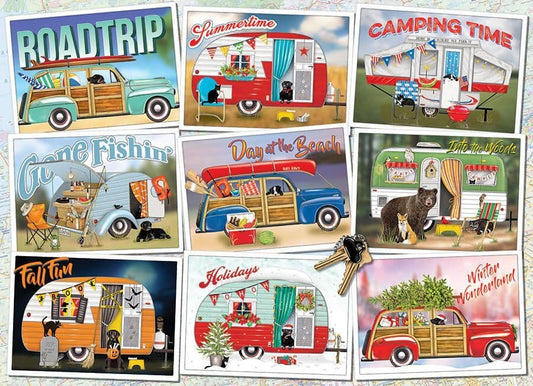Cobble Hill - Hitting the Road - 1000 Piece Jigsaw Puzzle