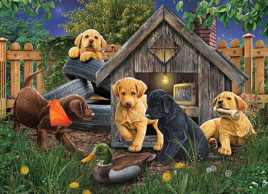 Cobble Hill - In the Doghouse - 1000 Piece Jigsaw Puzzle