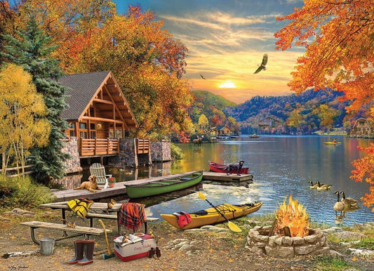 Cobble Hill - Lakeside Retreat - 1000 Piece Jigsaw Puzzle