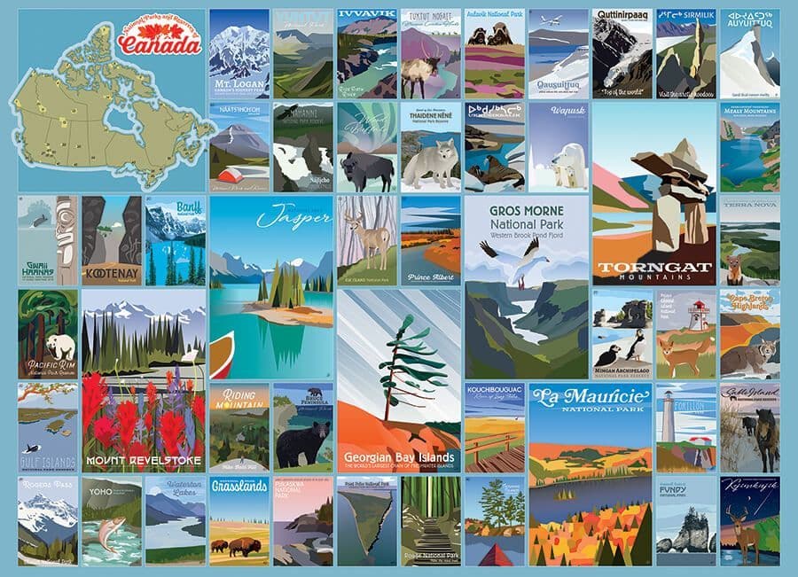 Cobble Hill - National Parks and Reserves of Canada - 1000 Piece Jigsaw Puzzle