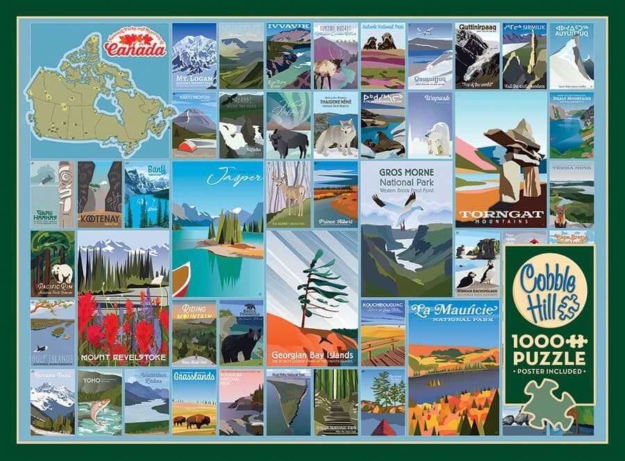 Cobble Hill - National Parks and Reserves of Canada - 1000 Piece Jigsaw Puzzle