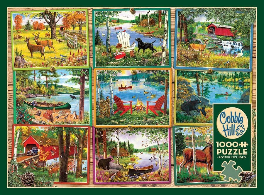 Cobble Hill - Postcards from Lake Country - 1000 Piece Jigsaw Puzzle