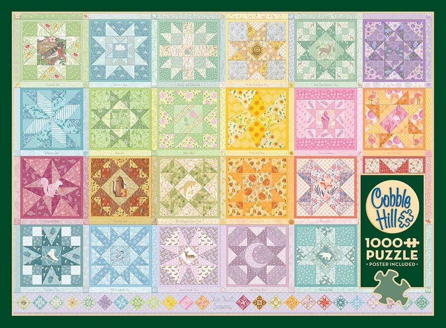 Cobble Hill - Star Quilt Seasons - 1000 Piece Jigsaw Puzzle