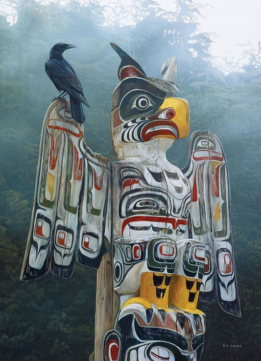 Cobble Hill - Totem Pole in the Mist - 1000 Piece Jigsaw Puzzle