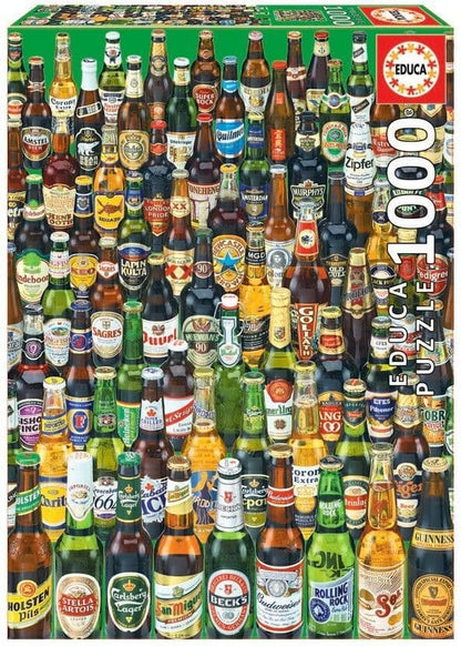 Educa - Beers - 1000 Piece Jigsaw Puzzle
