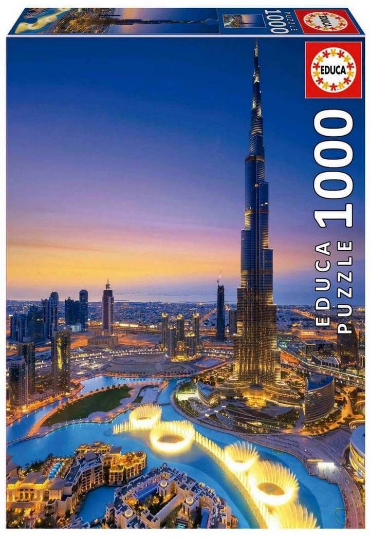 Educa - Burj Khalifa - United Arab Emirates - 1000 Piece Jigsaw Puzzle