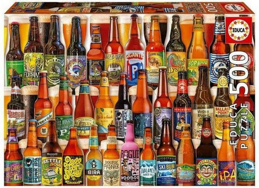 Educa - Craft Beers - 500 Piece Jigsaw Puzzle