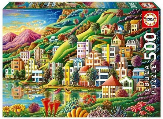 Educa - Hidden Harbour - 500 Piece Jigsaw Puzzle