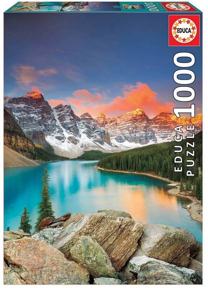 Educa - Moraine Lake - Canada - 1000 Piece Jigsaw Puzzle