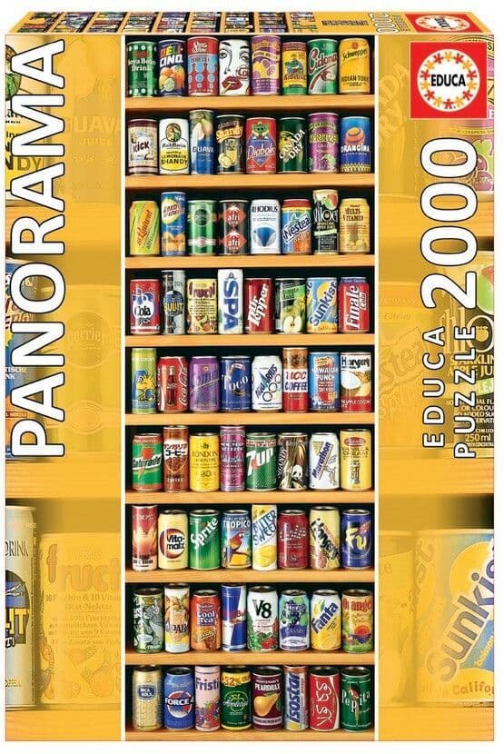 Educa - Soft Cans Panoramic - 2000 Piece Jigsaw Puzzle