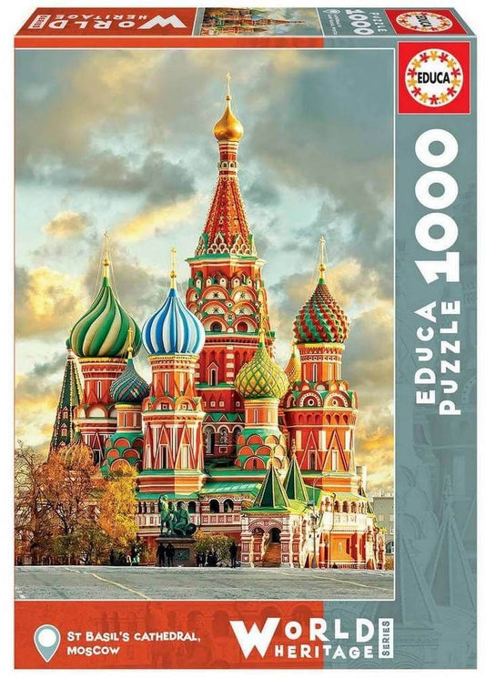 Educa - St Basils Catherdral - Moscow - 1000 Piece Jigsaw Puzzle
