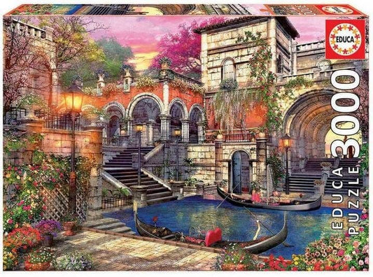 Educa - Venice Courtship - 3000 Piece Jigsaw Puzzle