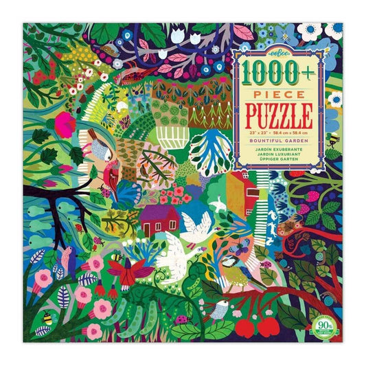 Eeboo - Bountiful Gardens - 1000 Piece Jigsaw Puzzles