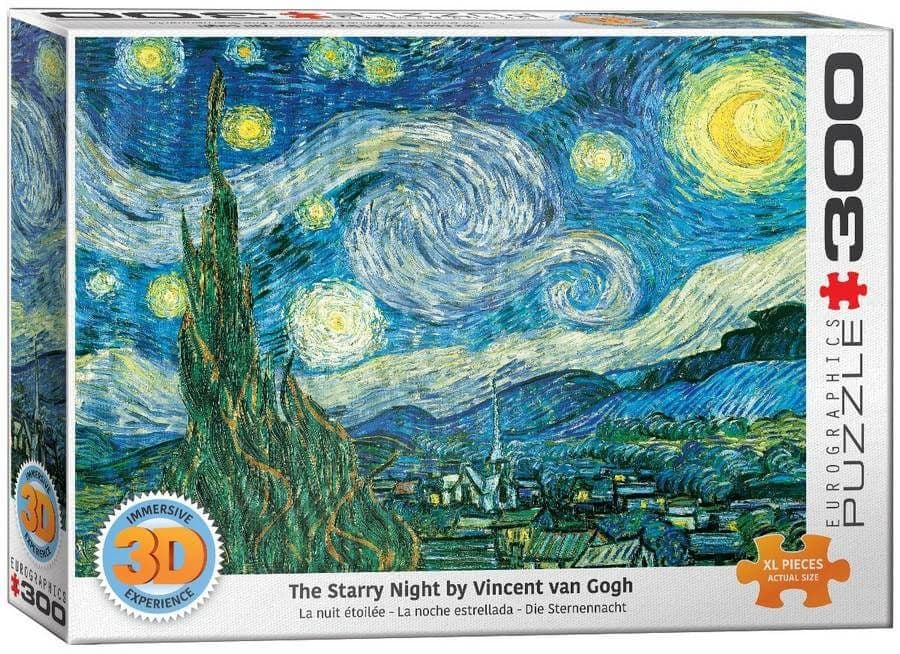 Eurographics - 3D Starry Night - 300 Piece Jigsaw Puzzle