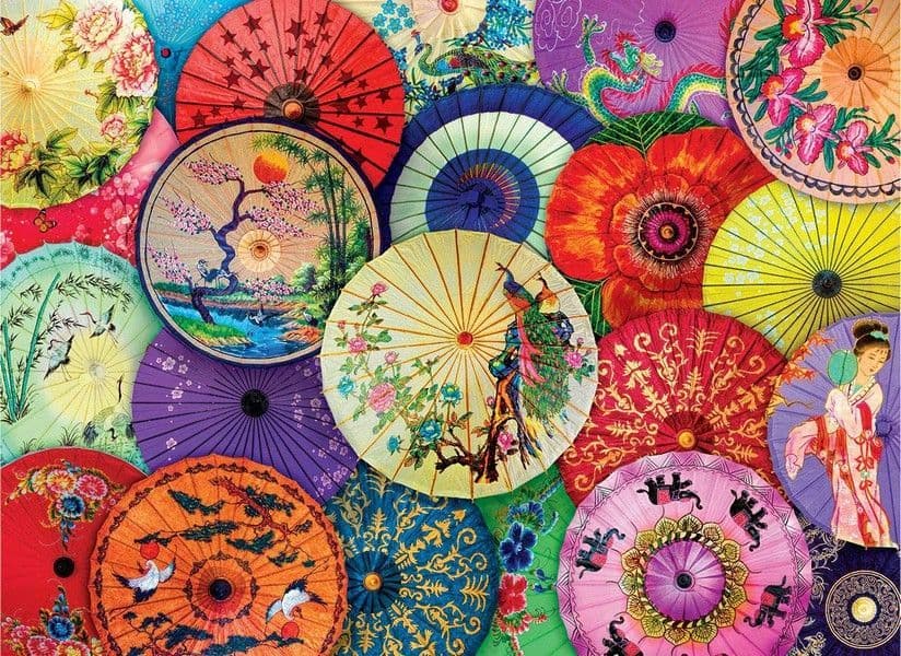 Eurographics - Asian Paper Umbrella - 1000 Piece Jigsaw Puzzle