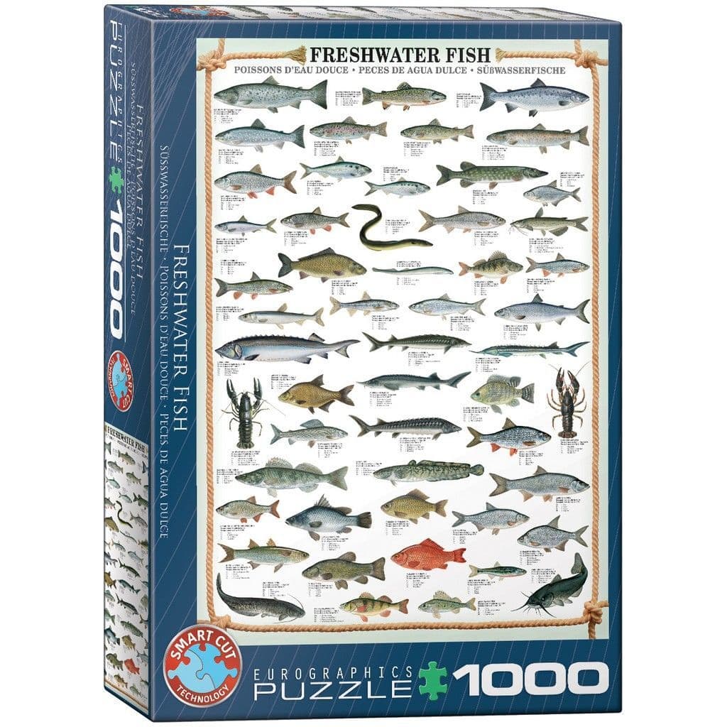 Eurographics - Freshwater Fish - 1000 Piece Jigsaw Puzzle