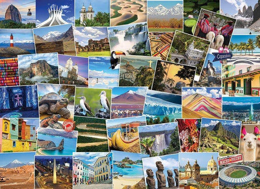 Eurographics - Globetrotter South America - 1000 Piece Jigsaw Puzzle