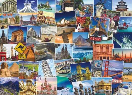 Eurographics - Globetrotter World - 1000 Piece Jigsaw Puzzle