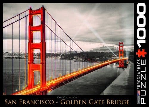 Eurographics - Golden Gate Bridge San Francisco - 1000 Piece Jigsaw Puzzle