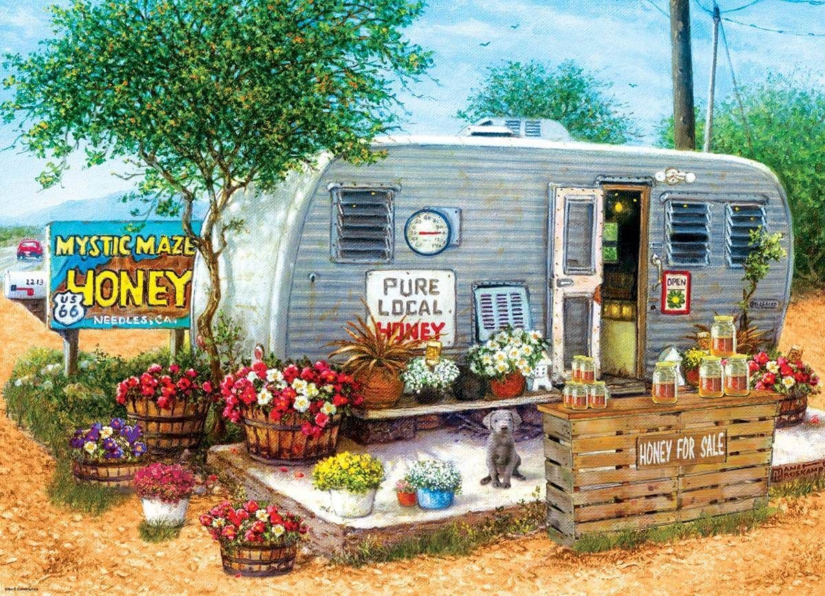 Eurographics - Honey for Sale - 500XL Piece Jigsaw Puzzle