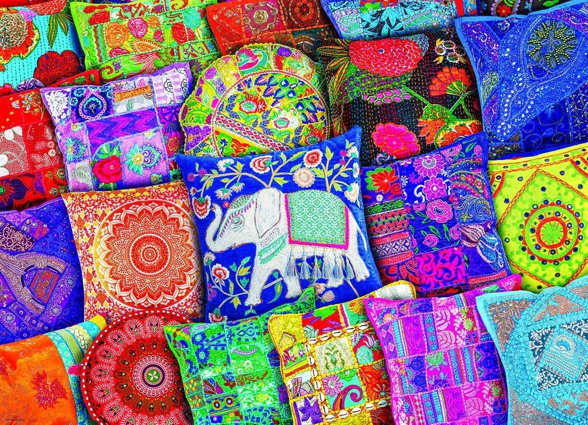 Eurographics - Indian Pillows - 1000 Piece Jigsaw Puzzle