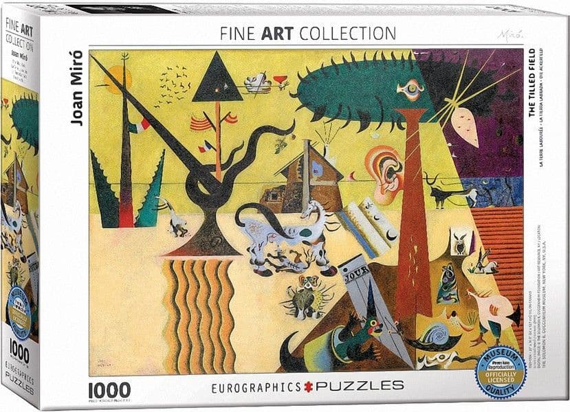 Eurographics - Joan Miro - Tilled Field - 1000 Piece Jigsaw Puzzle