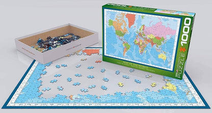 Eurographics - Map of the World - 1000 Piece Jigsaw Puzzle