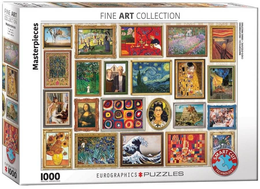 Eurographics - Masterpieces - 1000 Piece Jigsaw Puzzle