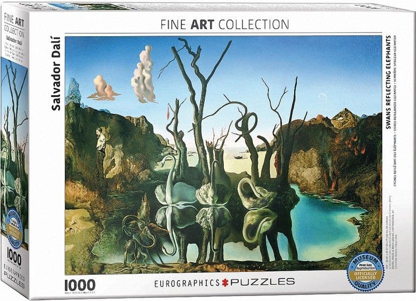 Eurographics - Salvador Dali - Swans Elephants - 1000 Piece Jigsaw Puzzle