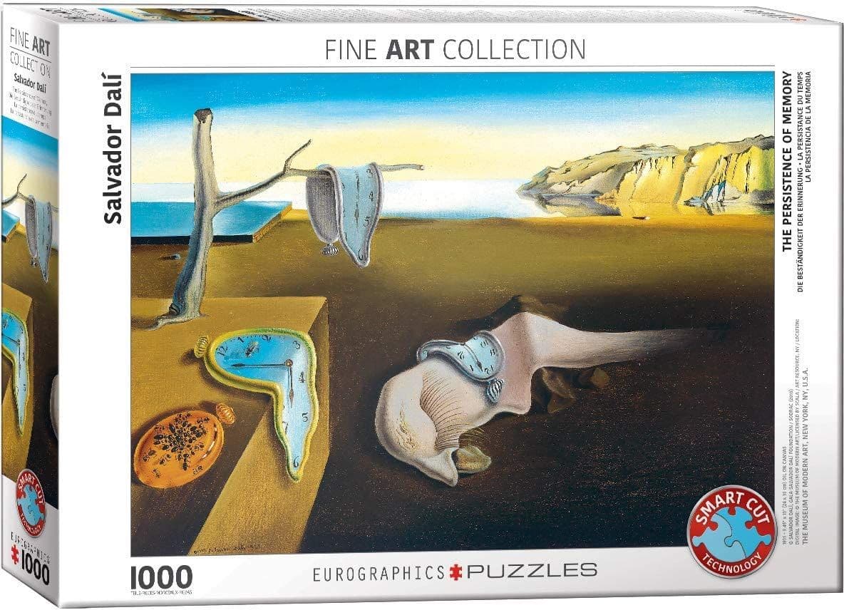 Eurographics - Salvador Dali - The Persistence of Memory - 1000 Piece Jigsaw Puzzle