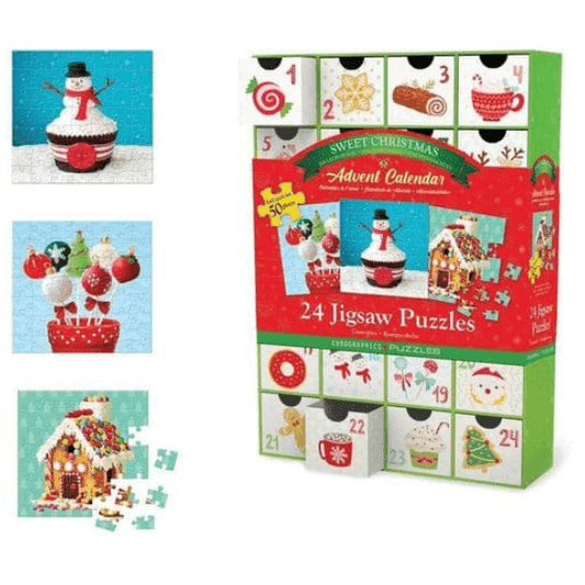 Eurographics - Sweet Christmas - Advent Calendar - 24 x 50 Jigsaw Puzzle