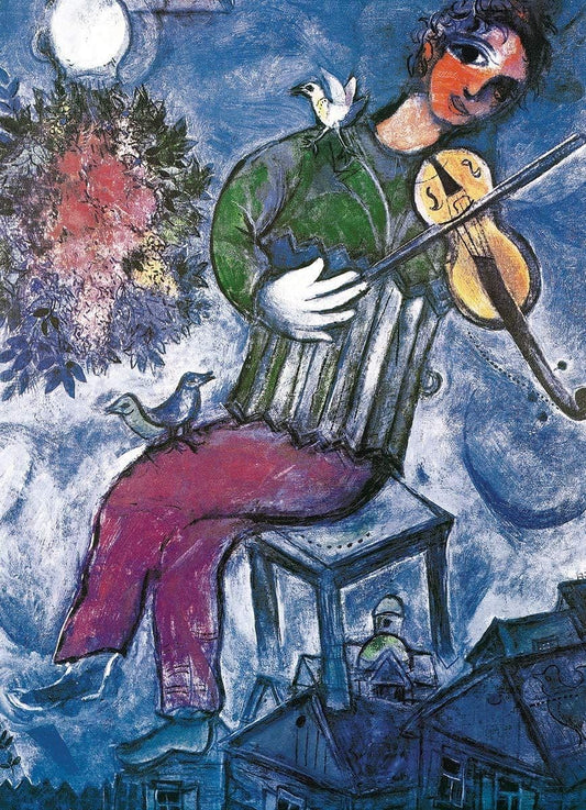 Eurographics - The Blue Violinist Marc Chagall - 1000 Piece Jigsaw Puzzle