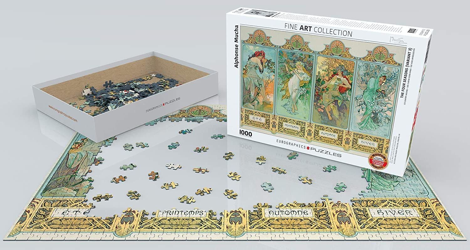 Puzzle Alphonse Mucha - La Plume, 1896-97 Grafika-F-33428 1000 pieces Jigsaw Puzzles - Posters Puzzle Alphonse Mucha - La Plume, 1896-97 Grafika-F-33428 1000 pieces Jigsaw Puzzles - Posters