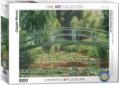 Eurographics - The Japanese Footbridge - Monet - 1000 Piece Jigsaw Puzzle