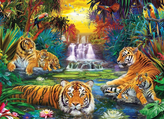 Eurographics - Tigers Eden - 500XL Piece Jigsaw Puzzle