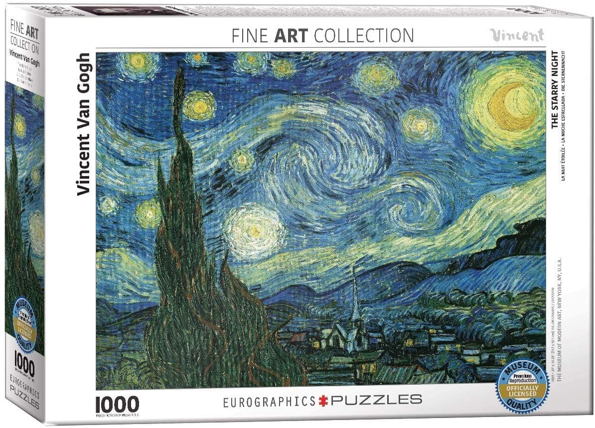 Eurographics - Van Gogh - Starry Night - 1000 Piece Jigsaw Puzzle