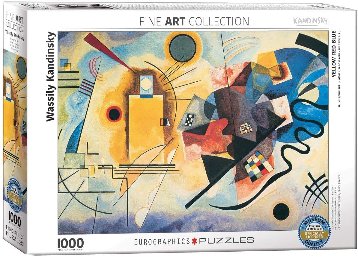 Eurographics - Wassily Kandinsky - Yellow, Red, Blue  - 1000 Piece Jigsaw Puzzle