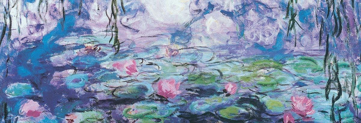 Eurographics - Water Lilies - Claude Monet - 1000 Piece Jigsaw Puzzle Panoramic