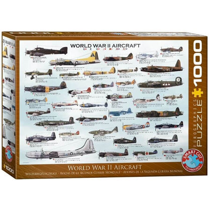 Eurographics - World War II Aircraft - 1000 Piece Jigsaw Puzzle