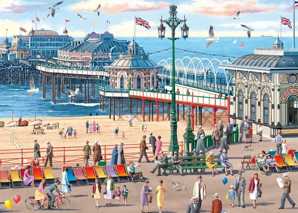 Falcon de Luxe - Brighton Pier - 1000 Piece Jigsaw Puzzle