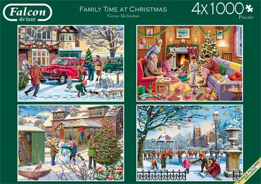 Falcon de luxe - Family Time at Christmas 4 x 1000
