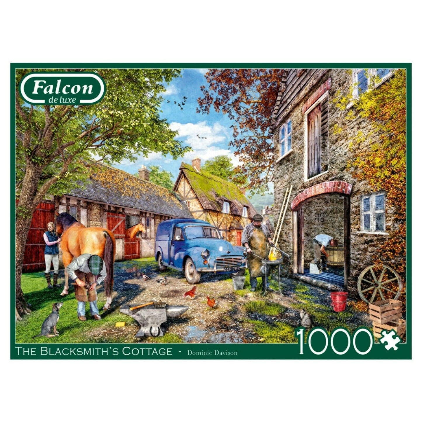 Falcon de luxe - The Blacksmith's Cottage - 1000 Piece Jigsaw Puzzle