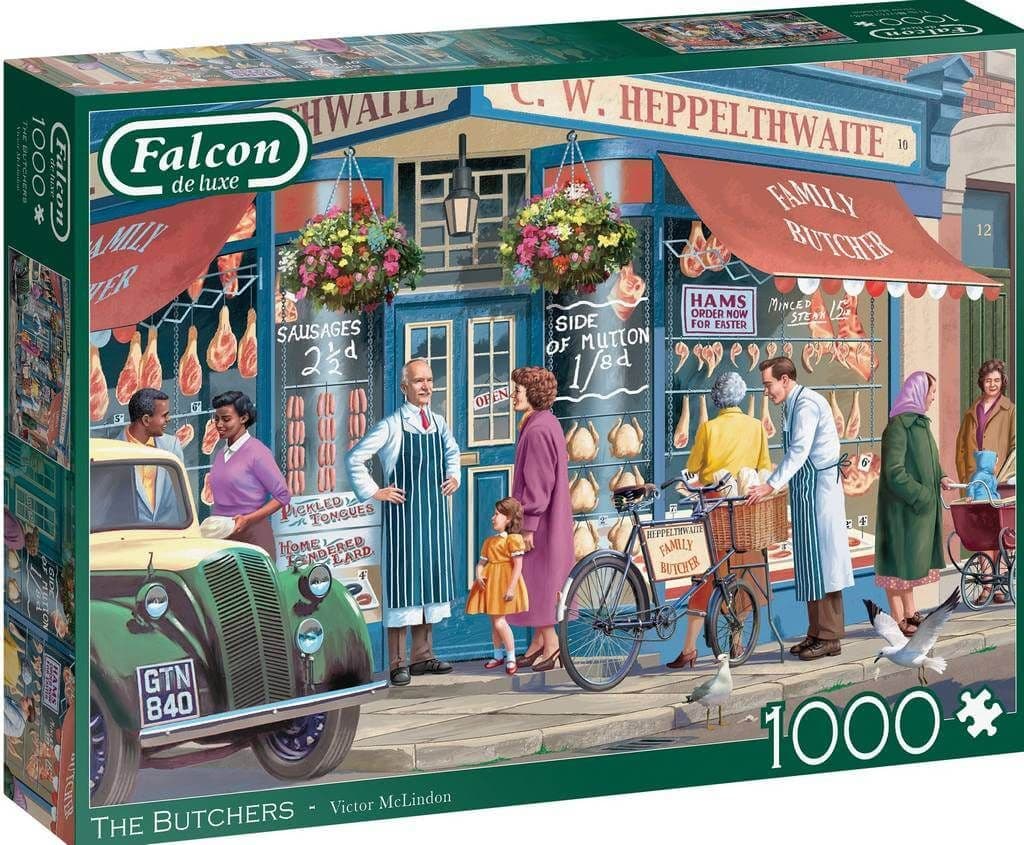 Falcon de luxe - The Butchers - 1000 Piece Jigsaw Puzzle